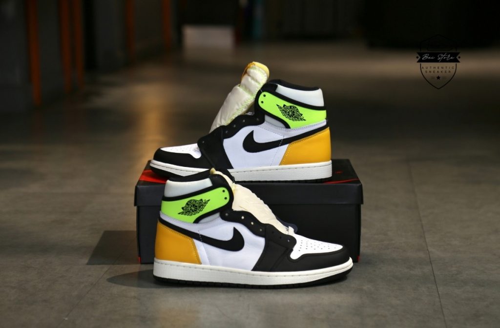 GiÃ y Sneaker Air Jordan 1 Retro High Volt University Gold - BÃ¹i Store