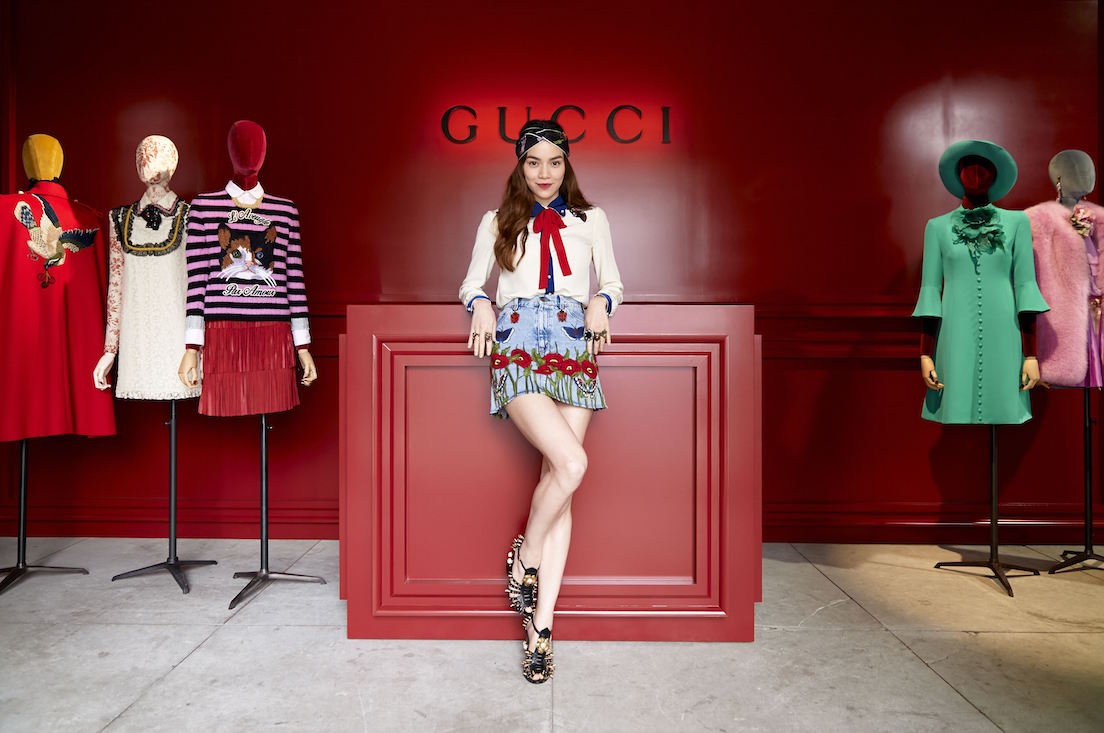 Hồ Ngọc Hà là đại sứ thương hiệu cho Gucci