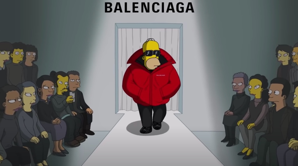 Balenciaga hợp tác cùng thương hiệu hoạt hình nổi tiếng của Mỹ, The Simpsons.
