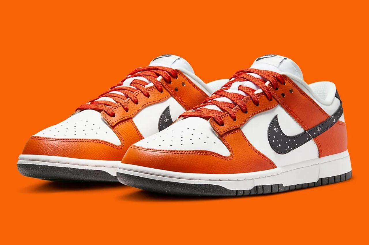 Nike Dunk Low "Starry Swoosh" (Orange)
