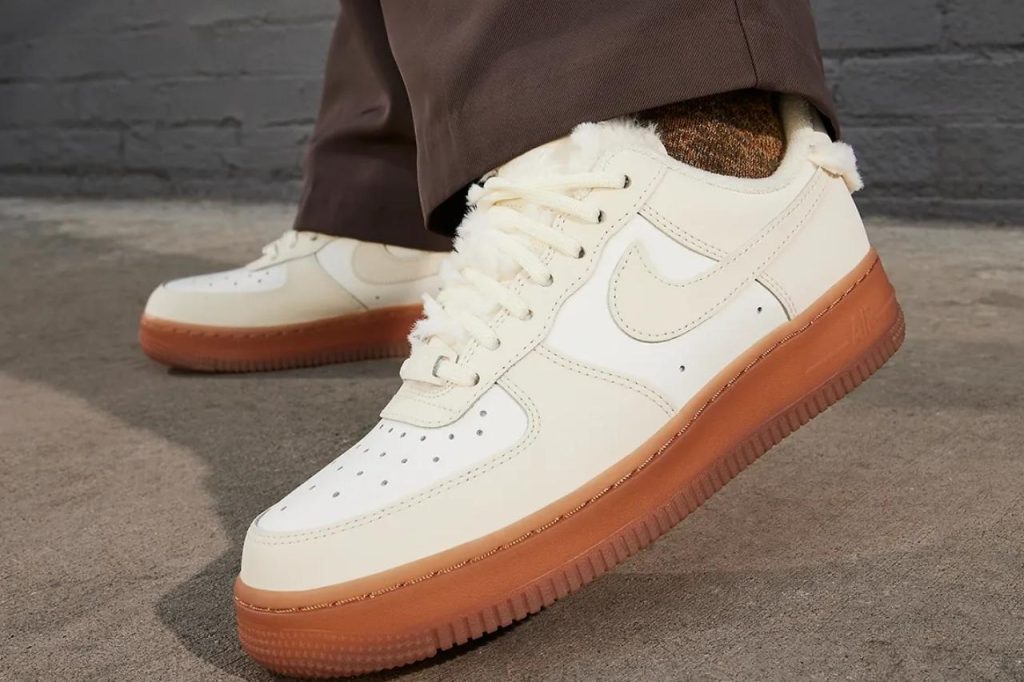 Nike Air Force 1 Low LX "Sail/Gum/Faux Fur"