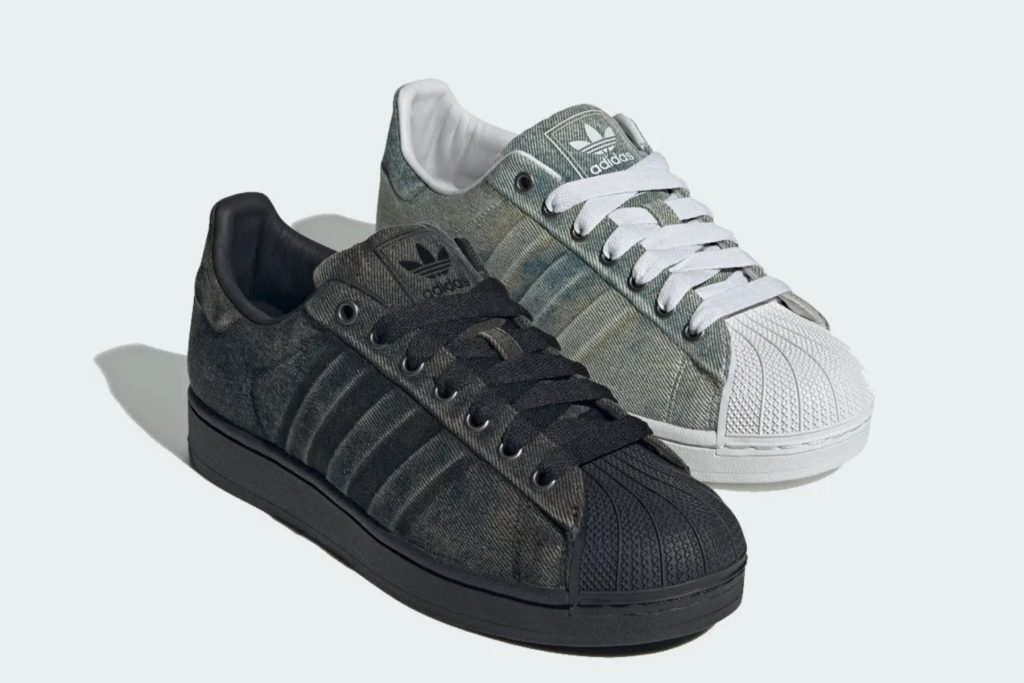 The adidas Superstar Tries On Denim